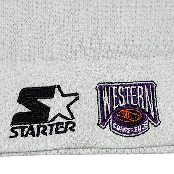 Anaheim Ducks NHL Hockey Jersey XL Starter Brand Teal White Polyester NWT - Picture 11 of 14